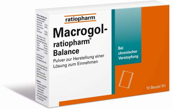 Macrogol-Ratiopharm Balance 10 Beutel Pulver