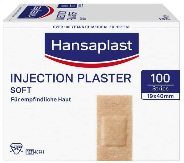 Hansaplast Soft Injektionspflaster 19 X 40 mm 100 Pflaster