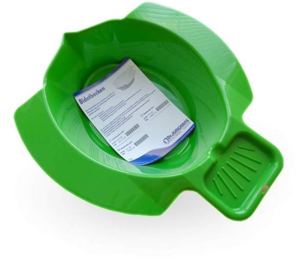 Bidet Becken Kunststoff Grün