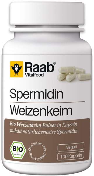 Raab Vitalfood® Bio Spermidin 100 Kapseln