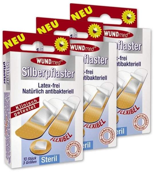 Silberpflaster 3er Set 3 Größen