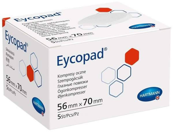 Eycopad Augenkompressen 56x70mm Unsteril