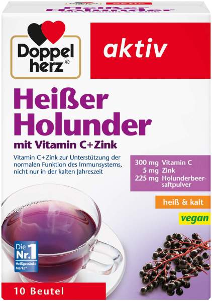 Doppelherz Heisser Holunder mit Vitamin C und Zink Granulat 10 Beutel