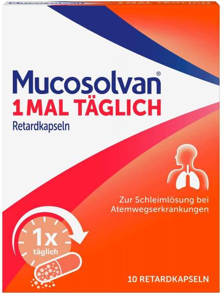Mucosolvan 1mal täglich 10 Retardkapseln