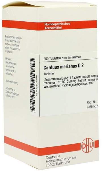 Carduus Marianus D2 200 Tabletten
