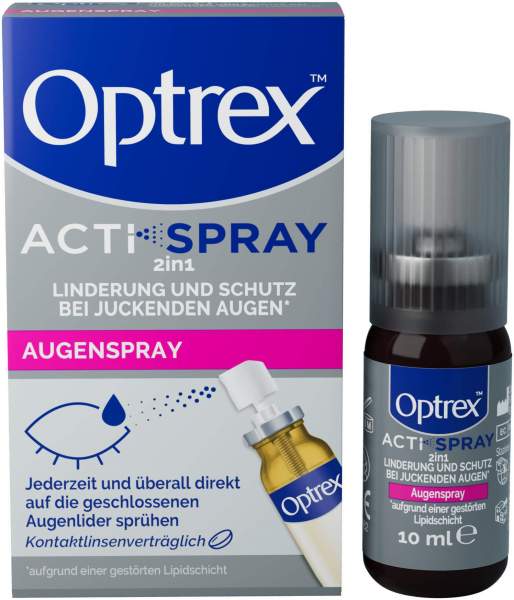 Optrex ActiSpray 2in1 10 ml für trockene + gereizte Augen 10 ml