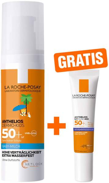 La Roche Posay Anthelios Babymilch LSF 50+ 50 ml + gratis La Roche Posay Anthelios Anti-Pigment Fluid 15 ml
