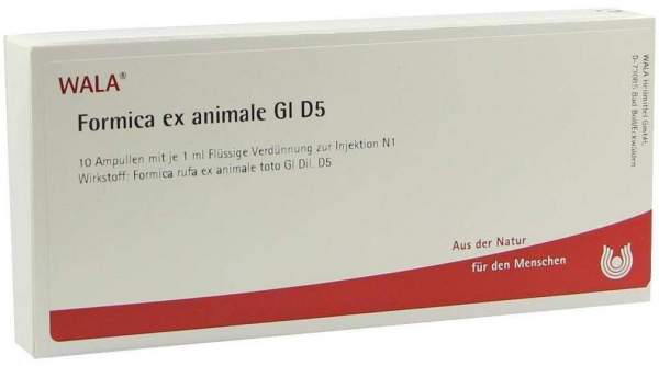 Formica Ex Animale Gl D 5 Ampullen 10 X 1 ml