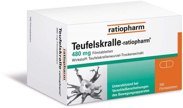 Teufelskralle-ratiopharm 480 mg - 100 Filmtabletten