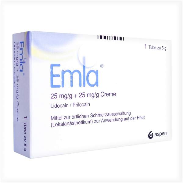 Emla Creme + 2 Tegaderm Pflaster 5 G Creme