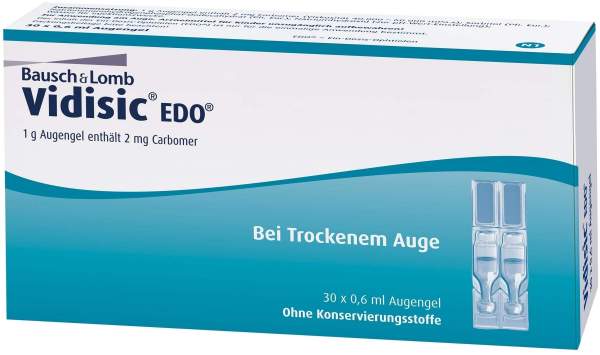 Vidisic Edo 30 X 0.6 ml Augengel