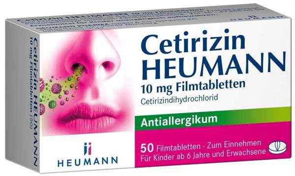 Cetirizin Heumann 10 mg 100 Filmtabletten