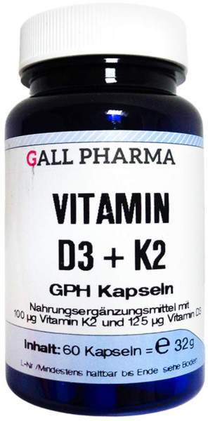 Vitamin D3+k2 Gph Kapseln 60 Stück
