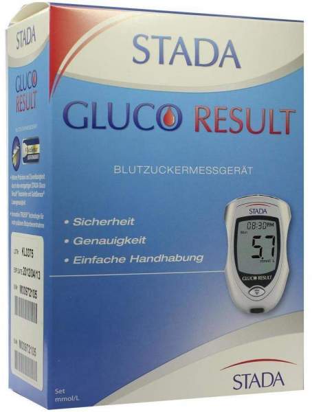 Stada Gluco Result Blutzuckermessgerät Mmol Pro L 1 Stück