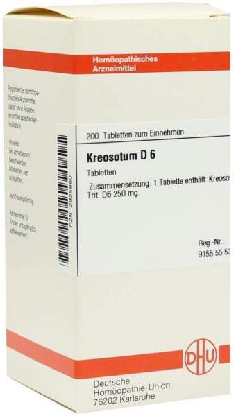 Kreosotum D6 200 Tabletten