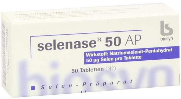 Selenase 50 Ap 50 Tabletten