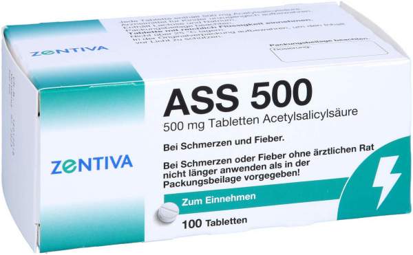 ASS 500 mg 100 Tabletten