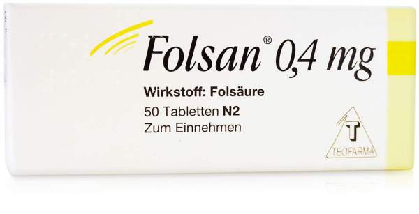 Folsan 0,4 mg 50 Tabletten