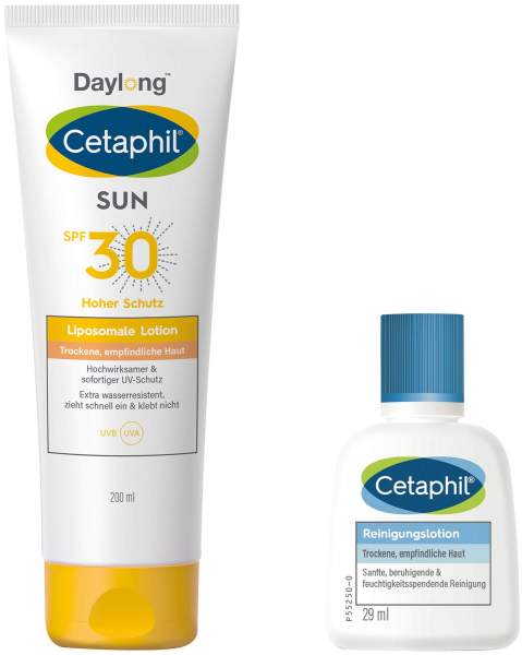 Cetaphil Sun Daylong SPF 30 liposomale Lotion 200 ml + gratis Cetaphil Reinigungslotion 29 ml