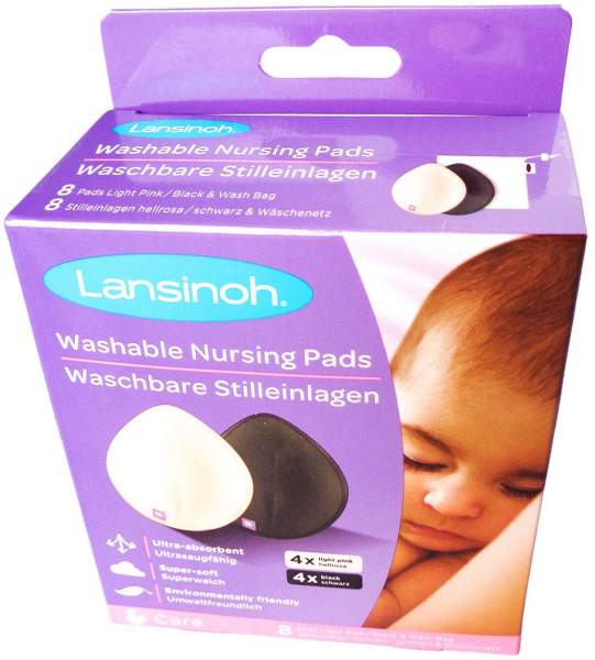 Lansinoh Waschbare Stilleinlagen 8 Stück