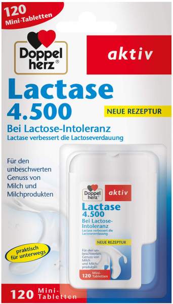 Doppelherz aktiv Lactase 4.500 120 Tabletten