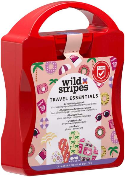 Wild Stripes Reise-Set-Erste-Hilfe Essentials 21 Stück