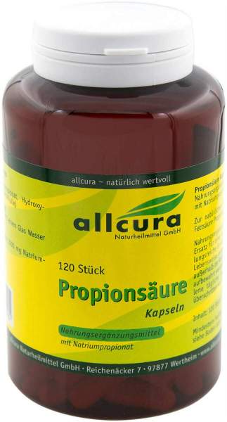 Propionsäure 500 mg 120 Kapseln