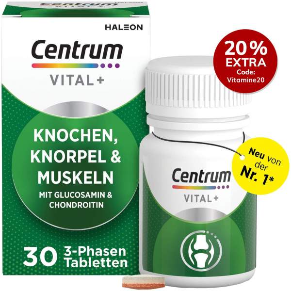 Centrum Vital+ Knochen Knorpel &amp; Muskeln 30 Tabletten