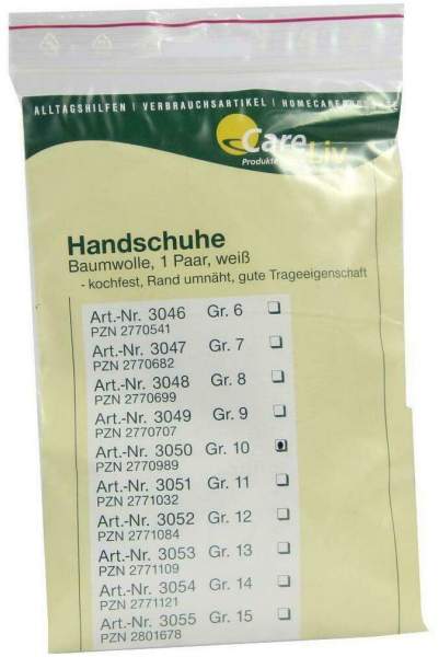 Handschuhe Baumwolle Gr.10 1 Paar