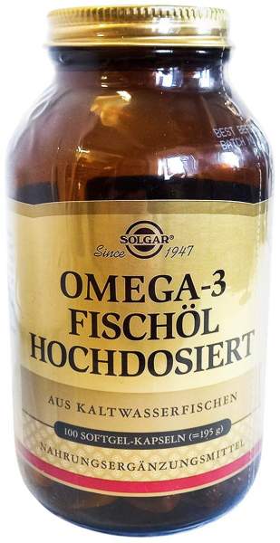 Solgar Omega-3 Fischöl Hochdosiert Kapseln