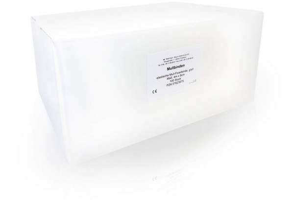 Mullbinden 4 M X 8 cm Elastisch Nackt 100 Stück