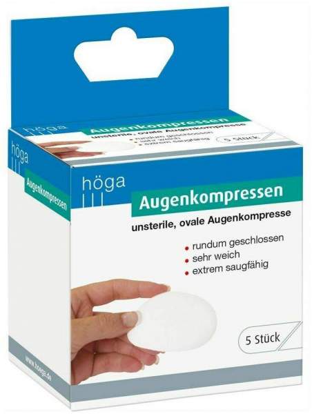 Augenkompressen 52x70mm Geschlossen