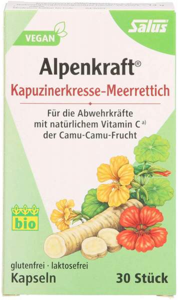 Kapuzinerkresse Meerrettich Kapseln Alpenkraft 30 Stück