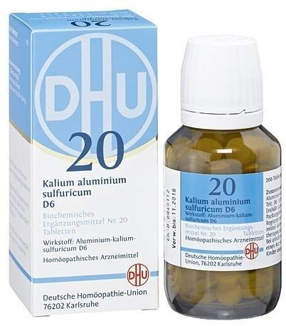 Biochemie Dhu 20 Kalium Aluminium Sulfuricum D6 420 Tabletten