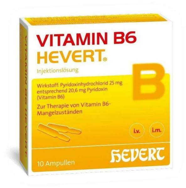 Vitamin B6 Hevert 10x2 ml Ampullen