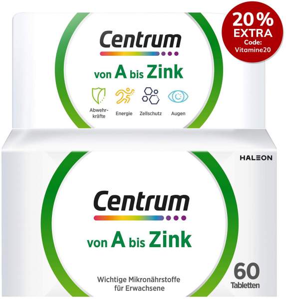 Centrum A - Zink 60 Tabletten