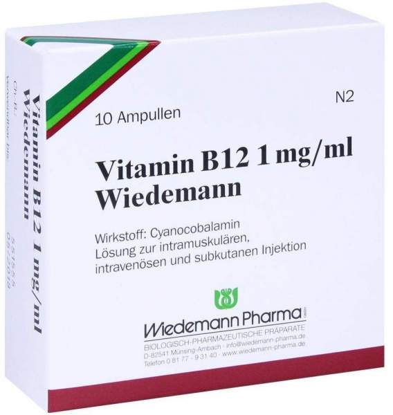 Vitamin B12 Wiedemann 10 Ampullen