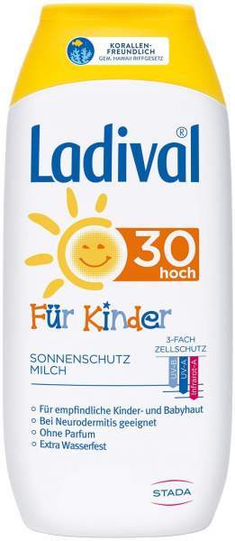 Ladival Sonnenschutz Milch für Kinder LSF 30 200 ml