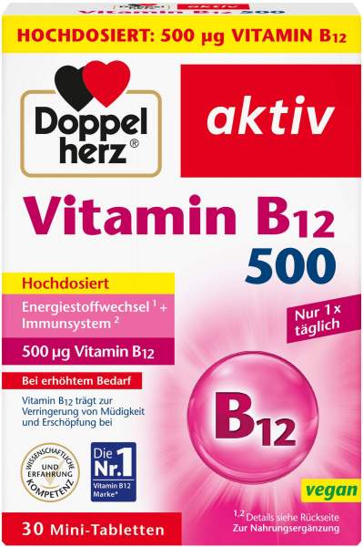 Doppelherz Aktiv Vitamin B12 500 30 Tabletten