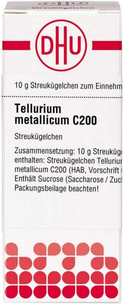 Dhu Tellurium Metallicum C200 10 G Globuli