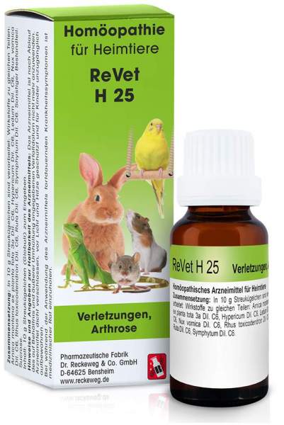 Revet H 25 Globuli F.Heimtiere 10g
