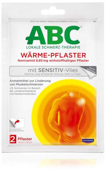 Hansaplast Med ABC Wärme-Pflaster sensitiv 2 Stück