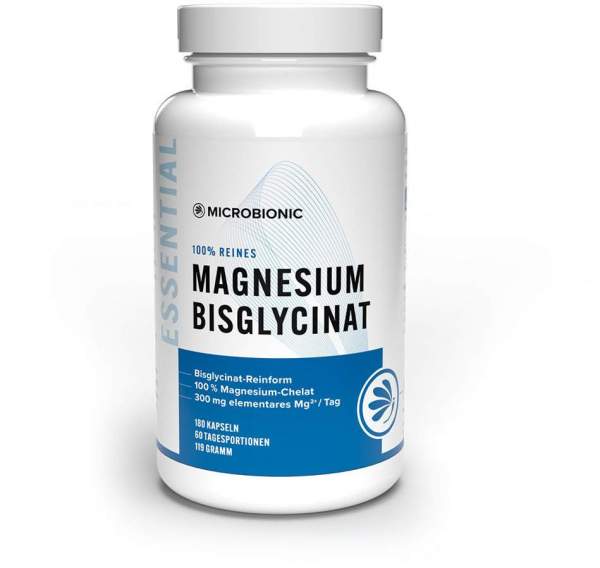 Magnesium Bisglycinat Microbionic 180 Tabletten