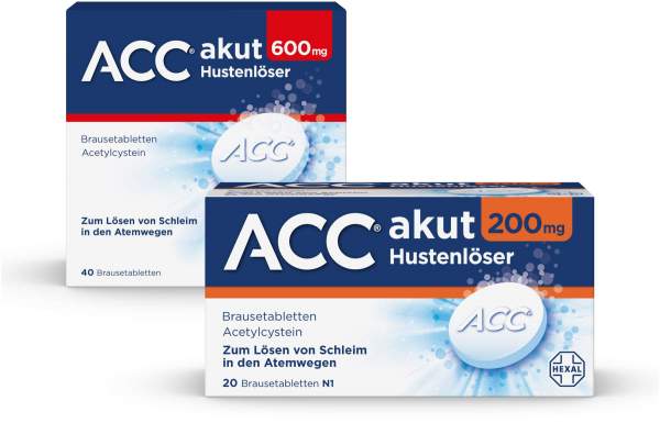 ACC akut 600 mg 40 Brausetabletten + ACC akut Hustenlöser 200 mg 20 Brausetabletten