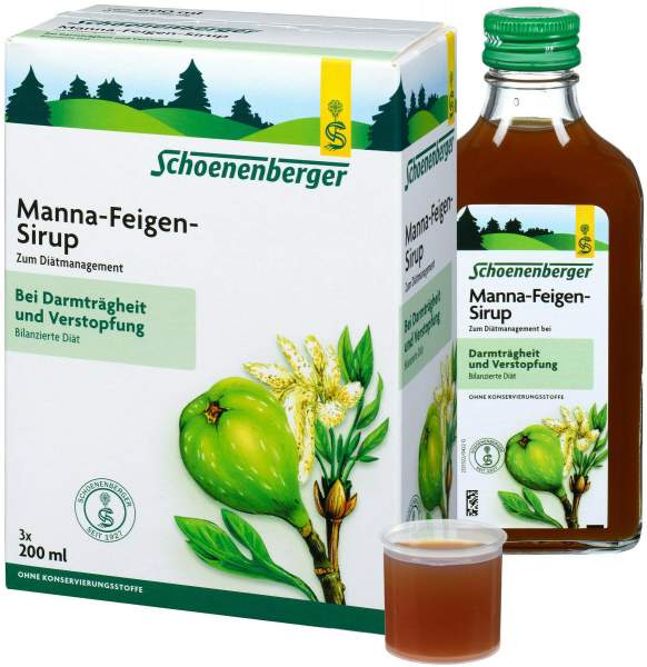 Manna-Feigen-Sirup Schoenenberger 3 X 200 ml