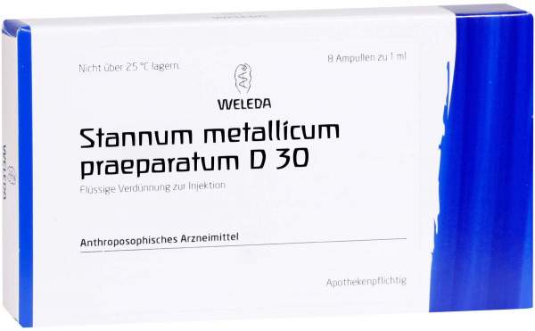 Stannum Metallicum Praeparatum D 3 8 X 1 ml Ampullen