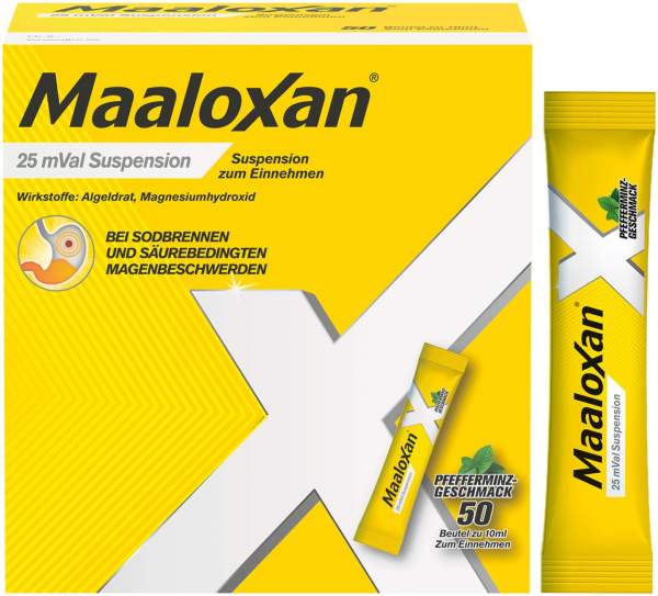 Maaloxan 25 mVal Suspension 50 X 10 ml Suspension