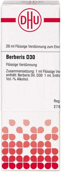 Dhu Berberis D30 Dilution 20 ml