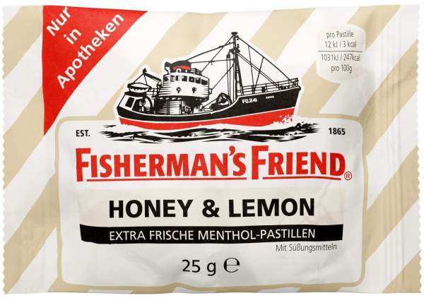 Fishermans Friend Honey &amp; Lemon Ohne Zuc