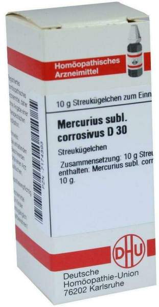 Dhu Mercurius Subl. Corrosivus D30 Globuli